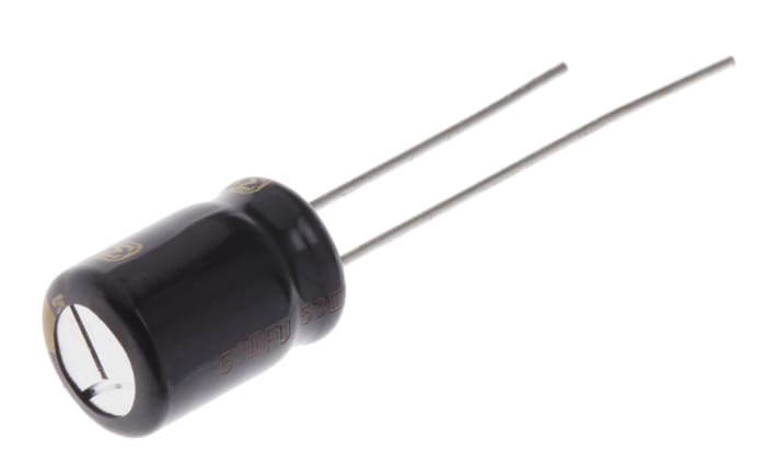 Panasonic 560μF Aluminium Electrolytic Capacitor 6.3V dc, Radial, Through Hole - EEUFM0J561