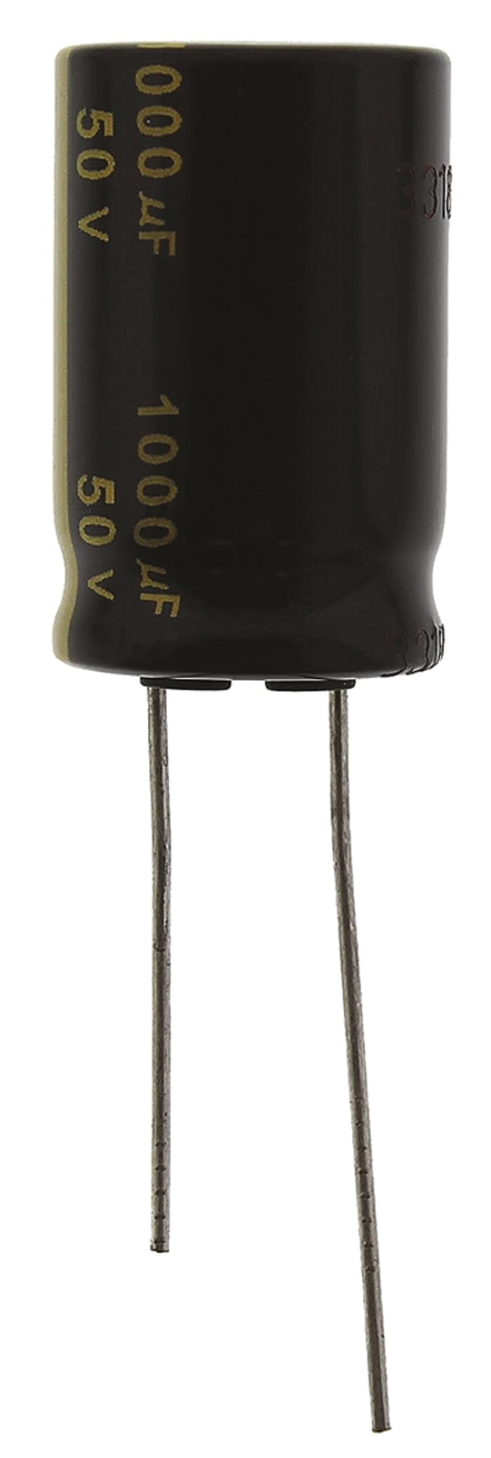Panasonic 1000μF Aluminium Electrolytic Aluminium Electrolytic Capacitor 50V dc, Radial, Through Hole - EEUFM1H102