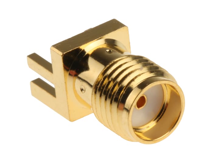RS PRO | RS PRO Coaxial Connector Edge Female SMA, 50 Ω, Straight Body ...