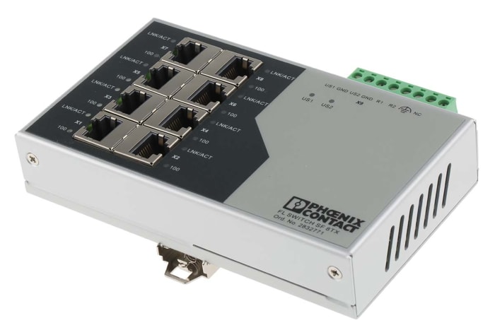 Phoenix Contact Unmanaged 8 Port Ethernet Switch