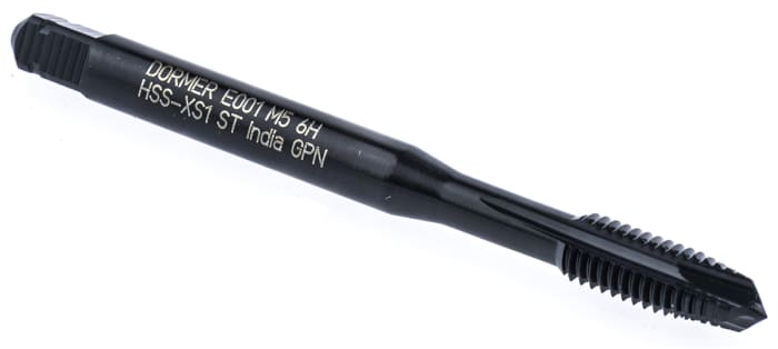 Dormer Threading Tap, M5 Thread, 0.8mm Pitch, Metric Standard, Machine Tap