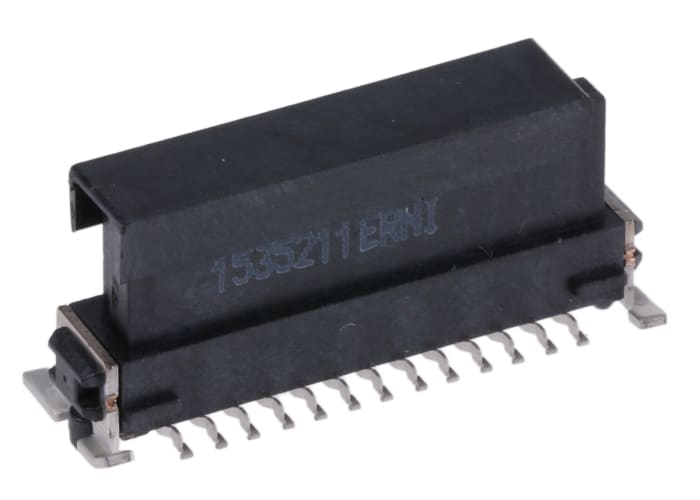 Connecteur femelle pour CI, 26 contacts, 2 rangées, 1.27mm, Montage en surface, Droit