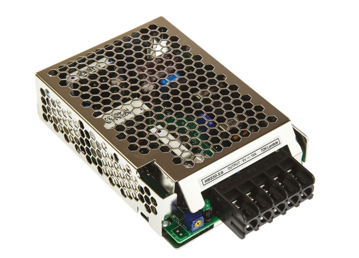 Fuente de alimentación conmutada integrada (SMPS) TDK-Lambda, 5V dc, 10A, 50W, 1 salida, Bastidor cerrado