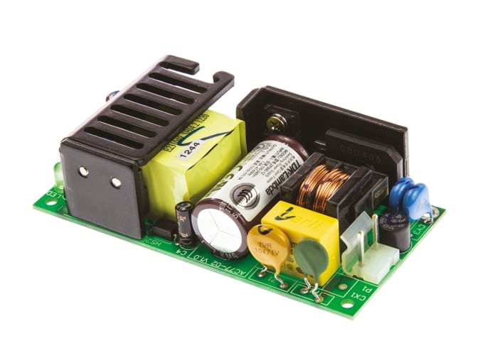TDK-Lambda Switching Power Supply, ZPS60-12, 12V dc, 5A, 60W, 1 Output, 120 → 370 V dc, 90 → 264 V ac