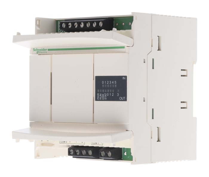 Schneider Electric Twido Lojik Modülü, RS485 Haberleşme, Tek Portlu, 6 x Giriş, 4 x Çıkış, Ekranlı, 24 V dc