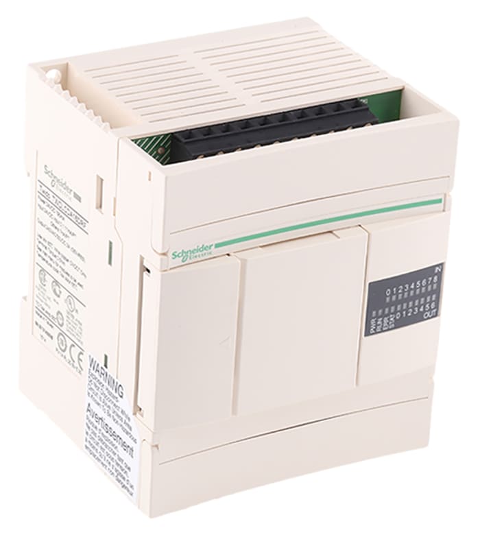 Schneider Electric Twido Lojik Modülü, RS485 Haberleşme, Tek Portlu, 9 x Giriş, 7 x Çıkış, Ekranlı, 24 V dc