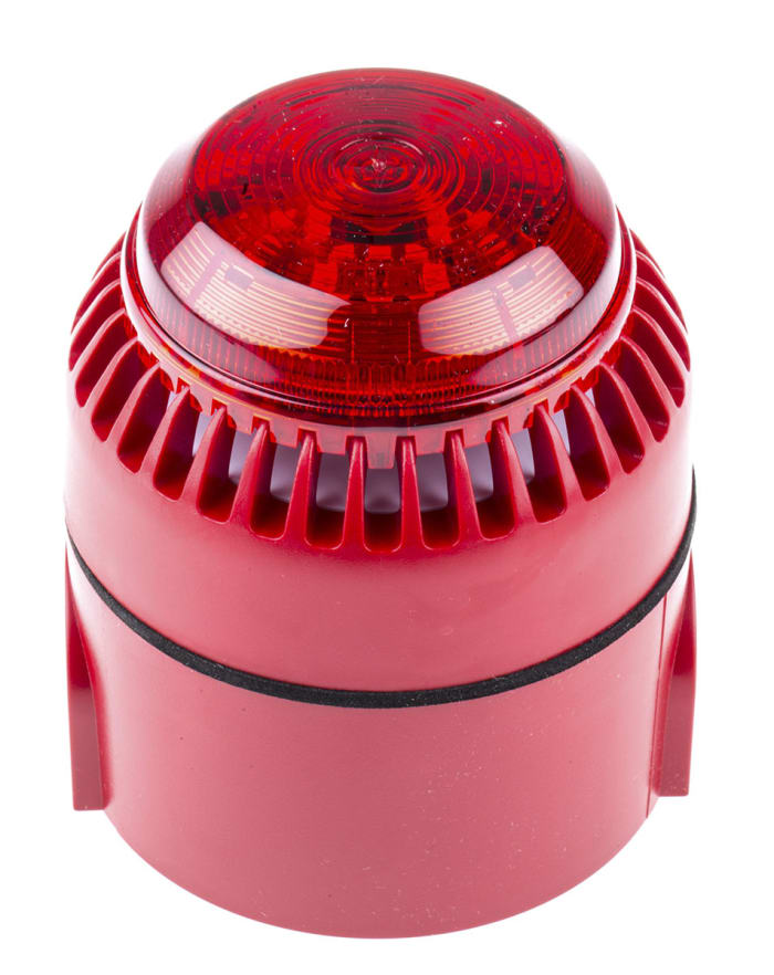 Eaton Red Sounder Beacon, 9 → 28 V dc, IP54, IP65, Panel Mount, 101dB at 1 Metre