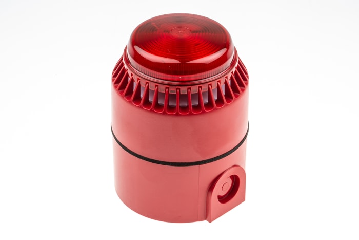 Red base red lens sounder/beacon,24V