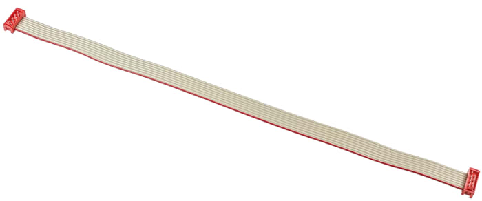 TE Connectivity Micro-MaTch Series Flat Ribbon Cable, 8-Way, 1.27mm Pitch, 250mm Length, Micro-MaTch IDC to Micro-MaTch