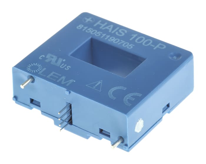 Transformador de corriente LEM HAIS, entrada 300A, ratio: 300:1