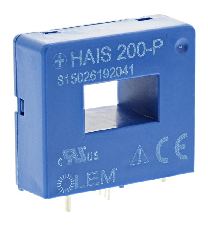 LEM HAIS Series Current Transformer, 600A Input, 600:1, 15 x 8mm Bore, 5 V