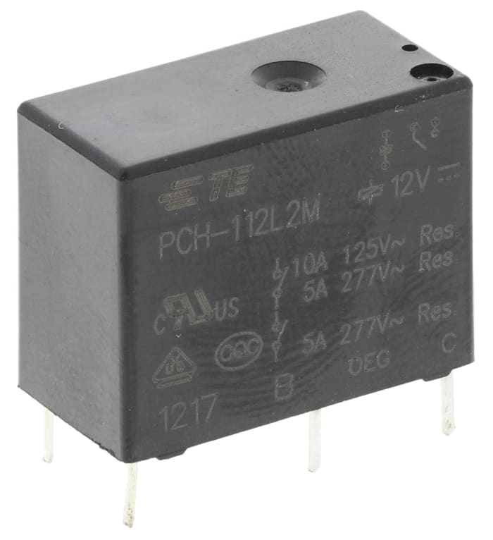 PCH Relay,1CO,10A 120ac,12dc 200mW