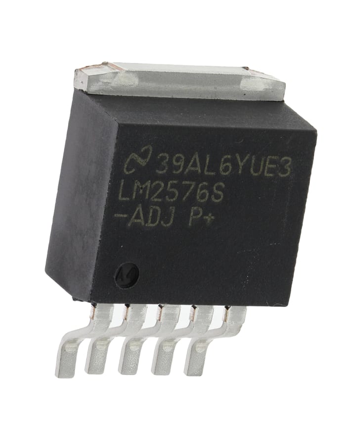 Texas Instruments, LM2576S-ADJ/NOPB Step-Down Switching Regulator, 1-Channel 3A Adjustable 6-Pin, D2PAK