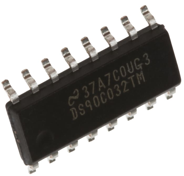 Texas Instruments DS90C032TM/NOPB, LVDS Receiver Quad TTL, 16-Pin SOIC