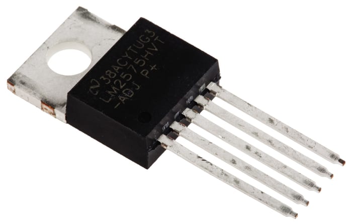 Texas Instruments, LM2575HVT-ADJ/NOPB Step-Down Switching Regulator, 1-Channel 1A Adjustable 5-Pin, TO-220