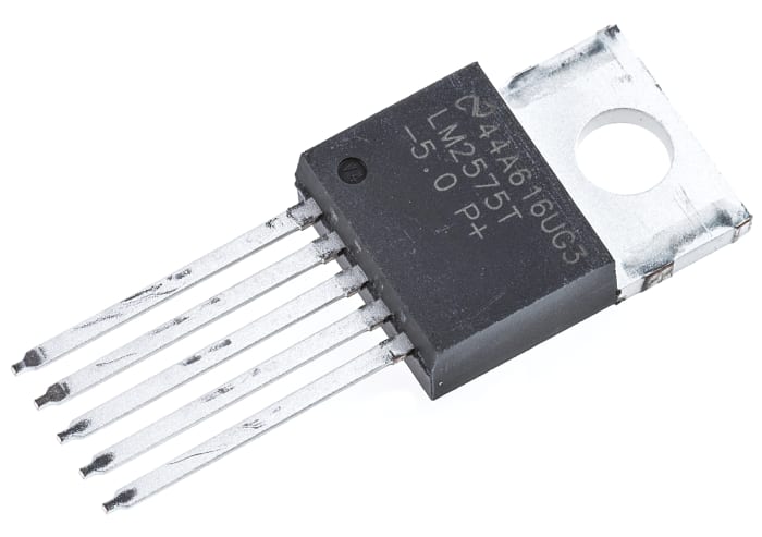 Texas Instruments, LM2575T-5.0/NOPB Step-Down Switching Regulator, 1-Channel 1A 5-Pin, TO-220