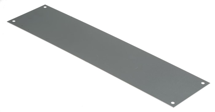 Aluminium Screw Mounted Push Plate, 300 x 75mm