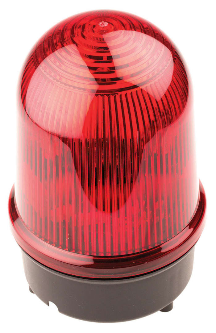 Balise Double Clignotement au Xénon Rouge Werma série BM 838, 230 V c.a.