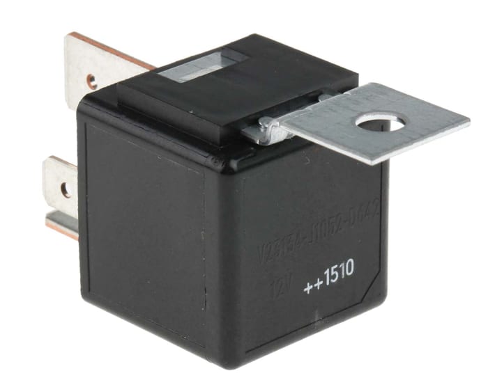 Relais automobile TE Connectivity, 12V c.c., 50A, 1 NO, Montage panneau
