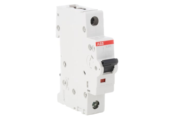 ABB System Pro M Compact S200M MCB, 1P, 2A Curve C, 253V AC, 72V DC, 10 kA Breaking Capacity