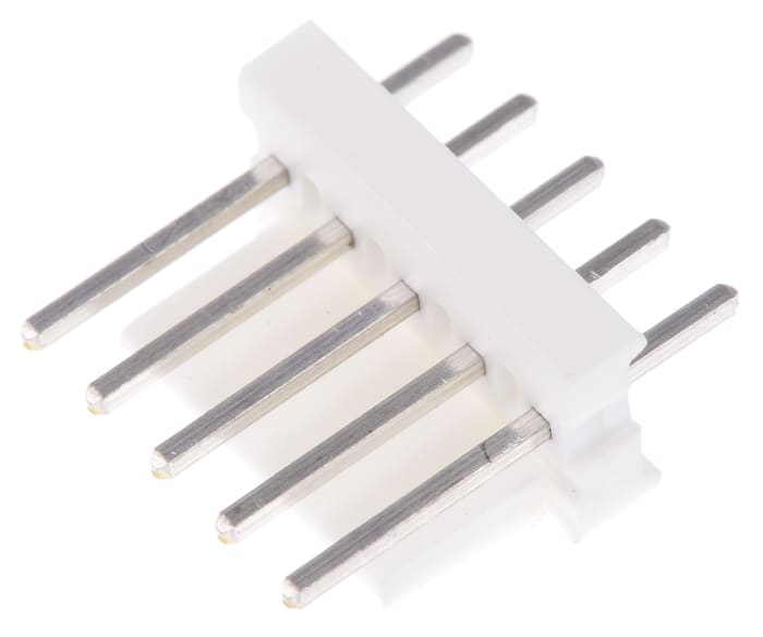 Embase à broches TE Connectivity, MTA-100, 5 pôles , 2.54mm 1 rangée, 5.0A, Droit