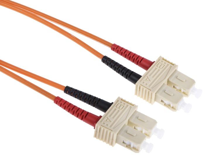 Câble fibre optique RS PRO 10m Avec connecteur / SC, Multi-mode