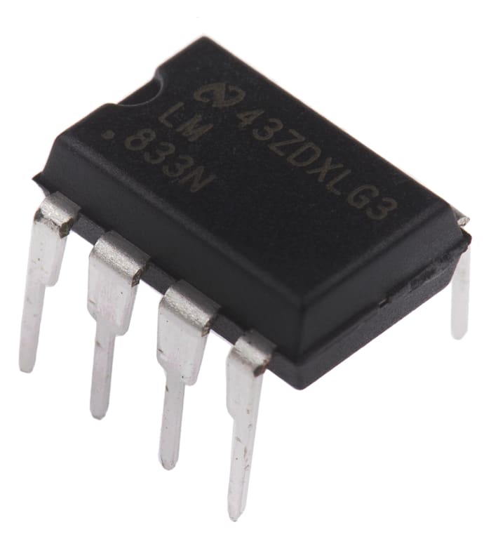 Amplificateur opérationnel Texas Instruments, montage Traversant, alim. Double, MDIP Audio 2 8 broches