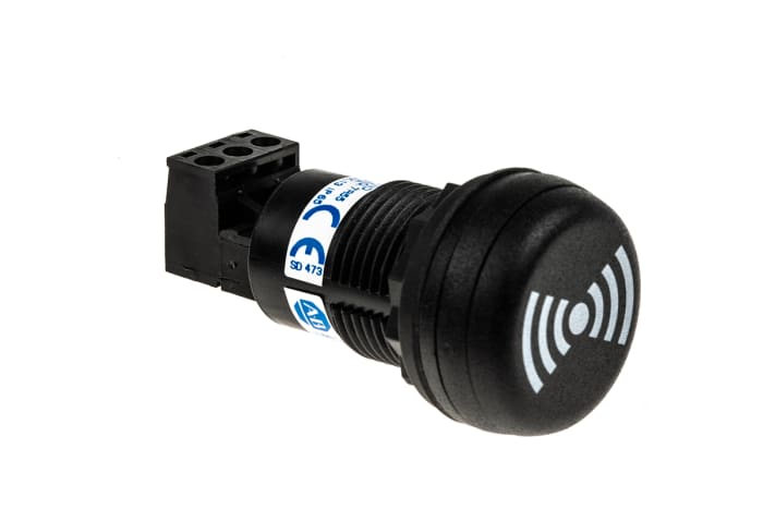 Allen Bradley 855P Series Panel Mount Siren, 12 → 24 V ac/dc, 80dB at 1 m, IP65, AC, DC