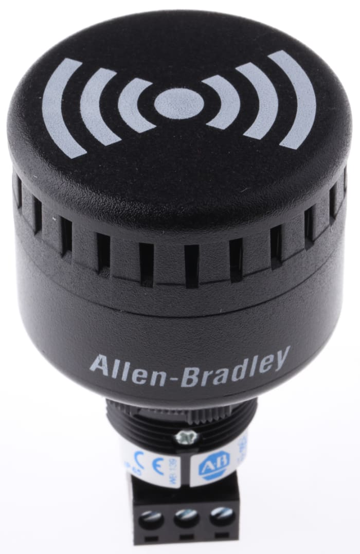 Allen Bradley Panel Mount Siren, 12 → 24 V ac/dc, 100dB at 1 m, AC, DC