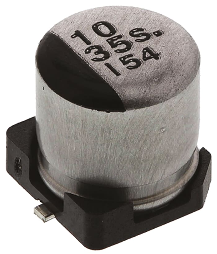 Condensateur Panasonic série S, Aluminium électrolytique 10μF, 35V c.c.