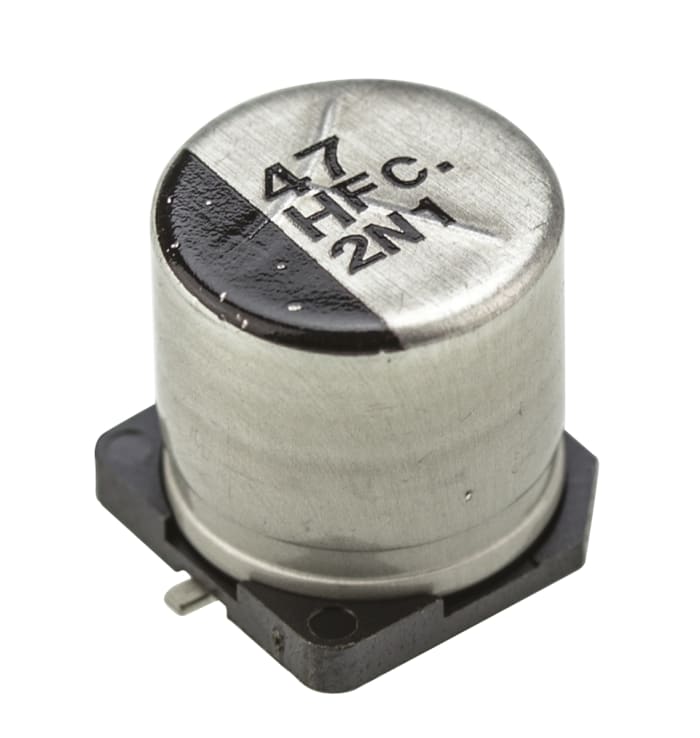 Panasonic 47μF Electrolytic Capacitor 50V dc, Surface Mount - EEEFC1H470P