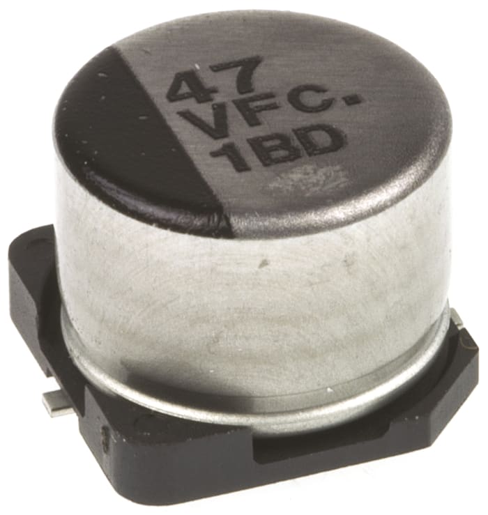 Panasonic 47μF Aluminium Electrolytic Capacitor 35V dc, Surface Mount - EEEFC1V470P
