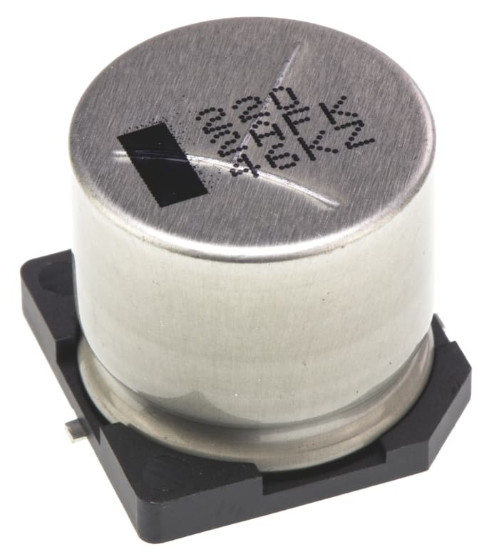 Panasonic 220μF Aluminium Electrolytic Capacitor 100V dc, Surface Mount - EEVFK2A221M