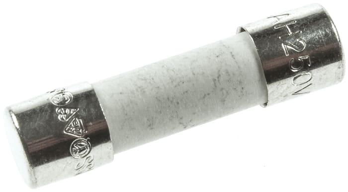 Eaton 2.5A T Ceramic Cartridge Fuse, 5 x 20mm