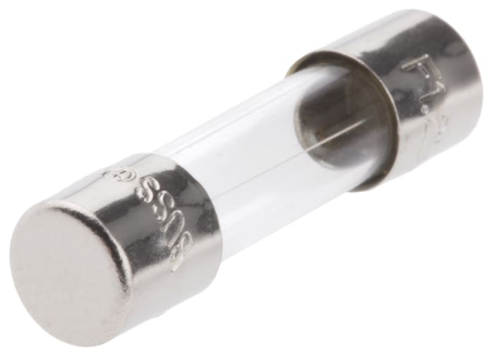 Fusible de cartucho de cristal Eaton, serie S500, 250V ac, 1.25A, 5 x 20mm, acción rápida
