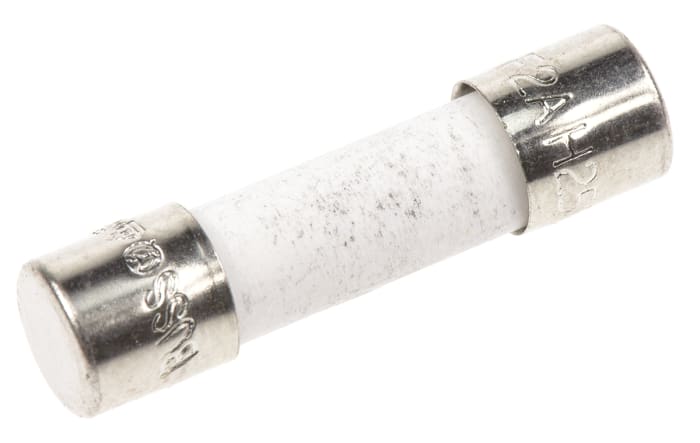 Eaton 2A F Ceramic Cartridge Fuse, 5 x 20mm