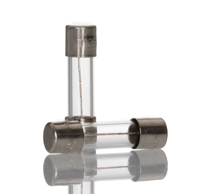 Eaton 125mA T Glass Cartridge Fuse, 5 x 20mm