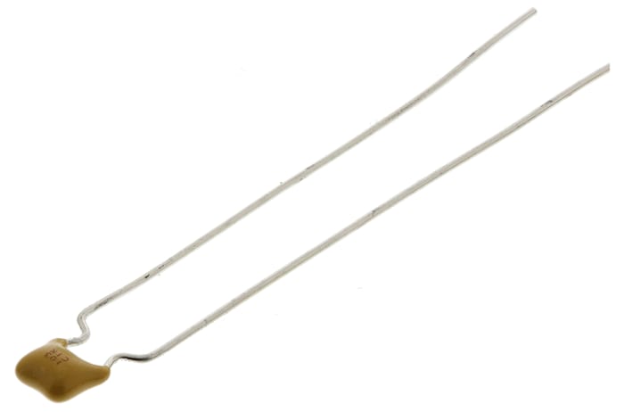 KYOCERA AVX 10nF Multilayer Ceramic Capacitor MLCC, 100V dc V, ±10% , Through Hole