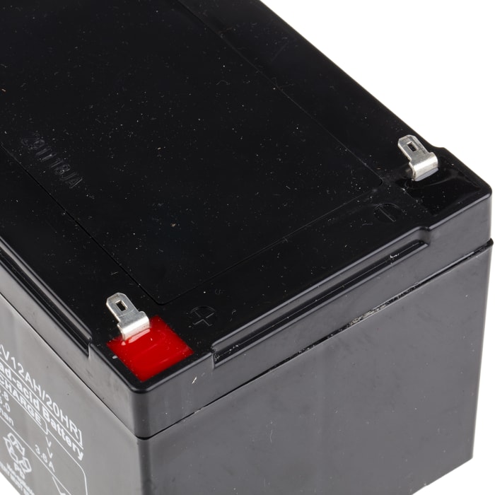 RS PRO, RS PRO 12V T1 Sealed Lead Acid Battery, 12Ah, 537-7305