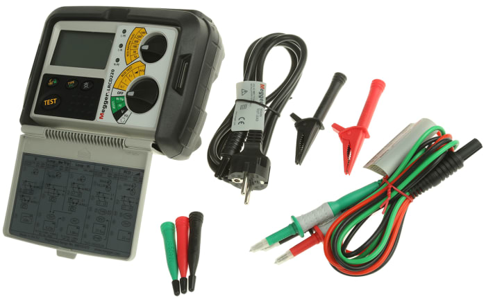 Megger LRCD220-FR Loop Impedance & RCD Combined Tester, Loop Impedance Test Type 2 Wire 500V, RCD Test Type AC