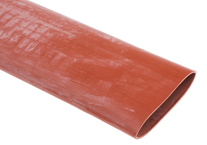 Gaine thermorétractable, Marron Polyoléfine RS PRO, , Rétreint 2:1 Diam. 25.4 mm, Long. 1.2m