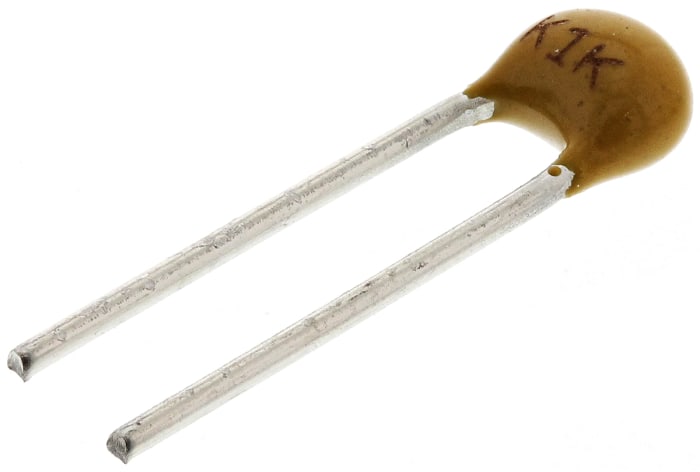 KEMET 47nF Multilayer Ceramic Capacitor MLCC, 100V dc V, ±10% , Through Hole