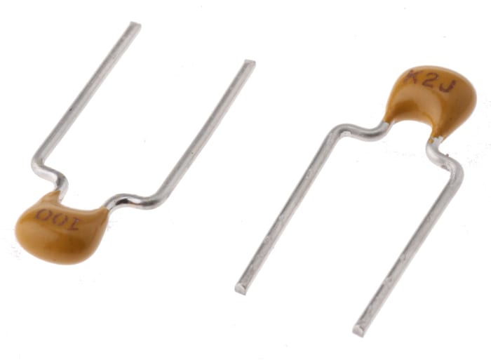 KEMET 10pF Multilayer Ceramic Capacitor MLCC, 200V dc V, ±5% , Through Hole