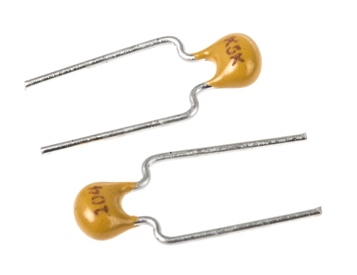 KEMET 100nF Multilayer Ceramic Capacitor MLCC, 50V dc V, ±10% , Through Hole