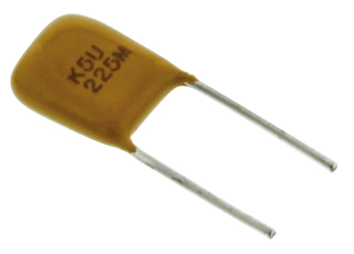 KEMET 2.2μF Multilayer Ceramic Capacitor MLCC 50V dc ±20% Z5U Dielectric Radial, Max. Temp. +85°C