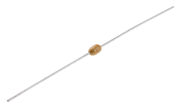 KEMET 10nF Multilayer Ceramic Capacitor MLCC, 100V dc V, ±10% , Axial