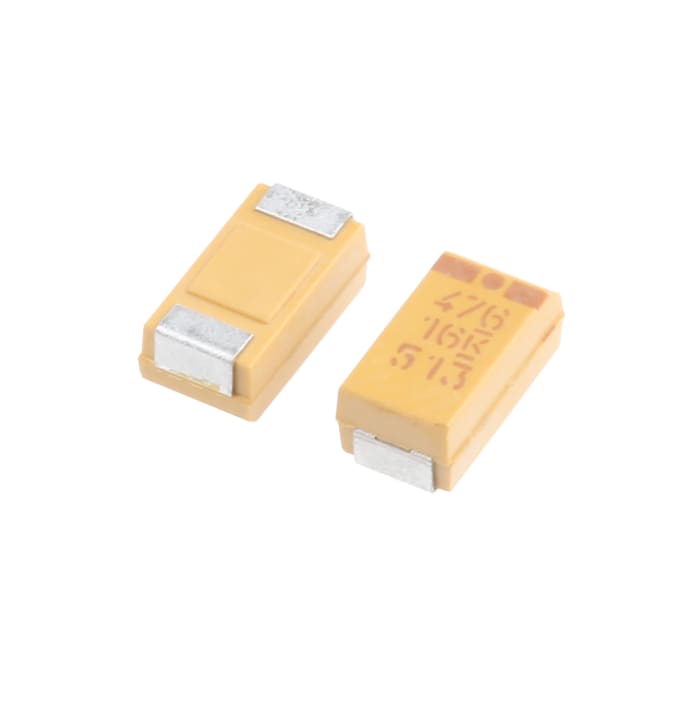 KEMET 47μF MnO2 Tantalum Capacitor 16V dc, T494 Series
