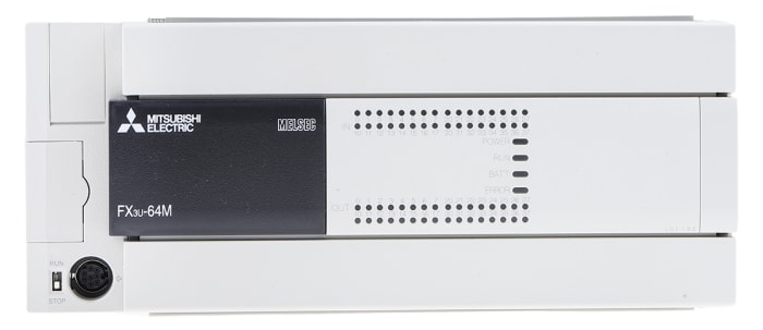 Mitsubishi Electric FX3U Series Logic Module, 100 → 240 V ac Supply, Relay Output, 32-Input, Sink, Source Input