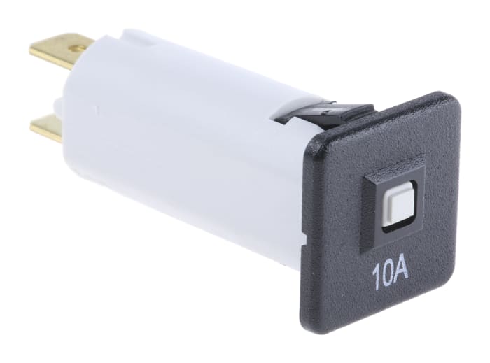 Disjoncteur magnéto-thermique Schurter, 10A, 1 pôle, 48 V dc, 240V c.a.