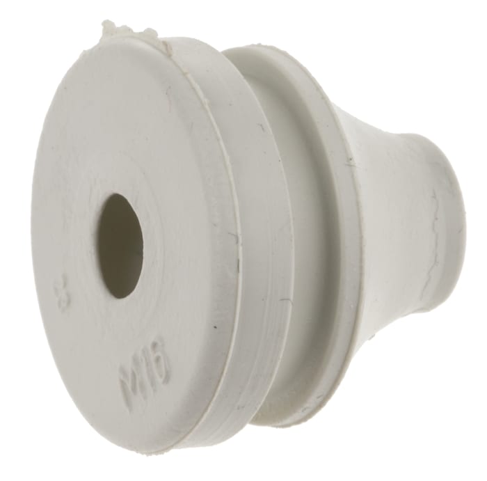 Fibox Grey EPDM Cable Gland, M16 Thread, 5mm min., 9mm max., IP66, IP67